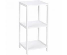 Étagère de salle de bain avec 3 niveaux - Dim : L 36 x H 76 x P 36 cm -PEGANE-