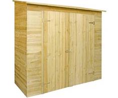 Armoire de jardin avec toit schingel Savona | 200 x 100 x 200 cm