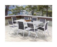 Salon de jardin design 8 personnes Modulo Wood - Wood