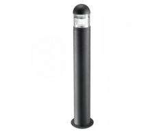 Poteau en aluminium hab led ip54 lampadaire extérieur moderne e27, finition métal gris-anthracite