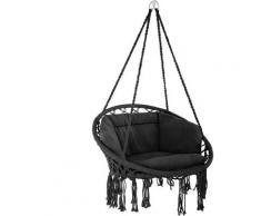 Tectake - Fauteuil Hamac suspendu design 1 Place Extérieur intérieur avec Coussin confortable en