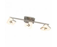 Projecteur Moderne acier LED incl.- Twin 3 Qazqa Design, Moderne Luminaire interieur