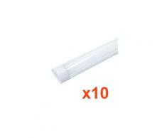 Réglette Lumineuse LED 150cm 60W (Pack de 10) - couleur eclairage : Blanc Froid 6000K - 8000K