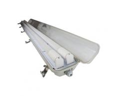 Lampesecoenergie - Réglette étanche pour Tubes LED T8 1500mm pour 2 tubes 1500mm. Tubes non fournis.