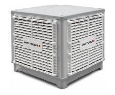 Ventilateur rafraichisseur d'air industriel 18000 m³/h fixe plafond MW-Tools BVK1800SD