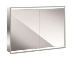Emco prime 2 Armoire de toilette éclairée, 1000 mm, 2 portes, modèle encastré, IP 20, avec boîtier