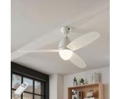 Lindby - Ventilateur de plafond avec lampe 'Piara' pour chambre à coucher