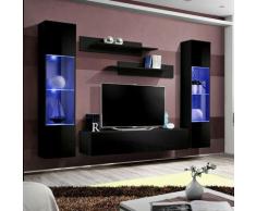 Paris Prix - Meuble Tv Mural Design fly Iii 260cm Noir