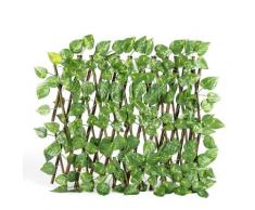 Haie végétale artificielle 40CM réaliste cour garde-corps décoration de jardin plante extensible