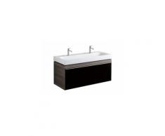 Keramag Geberit Citterio Meuble sous-lavabo 500566JJ1, 118.4x55.4x55.4x50.4cm, texture bois chêne