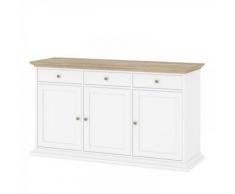 Buffet 3 Portes Et 3 Tiroirs P 46,1 Cm X 143,7 Cm X 91,6 Cm