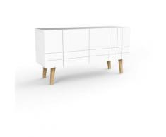 Buffet 4 portes scandinave blanc - Calicosy