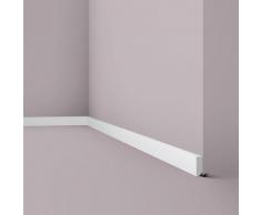 Plinthe NMC FT1 WALLSTYL Noel Marquet Moulure décorative Cimaise Moulure frise design moderne blanc
