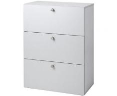 HAMMERBACHER ANNY Classeur pour dossiers suspendus - h x l x p 1100 x 800 x 422 mm - gris clair /