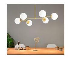 Lustres, suspensions et plafonniers DAMAR Blanc - Opviq