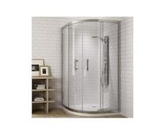 Cabine de douche anguler semi-circulaire (quart de cercle) 80X80 Transparent