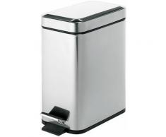Kiamami Valentina - CORBEILLE-POUBELLE RECTANGULAIRE 5L EN ACIER INOX