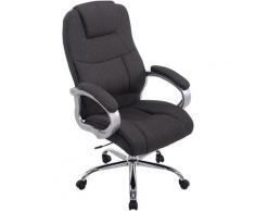 CLP - Fauteuil de bureau XL Apoll tissu gris foncé