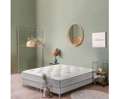 Simmons - Ensemble Matelas 2x90x200 + Sommier - Ressort ensaches - 26 cm - SW4
