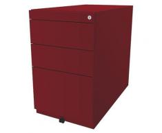 Bisley Caisson fixe Note™, avec 2 tiroirs universels, 1 tiroir pour dossiers suspendus, sans haut,