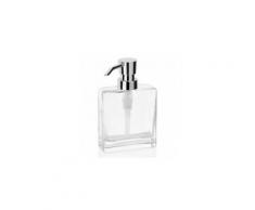 Wadiga - Distributeur de Savon Classique en Verre Transparent - Hauteur 15cm - Transparent