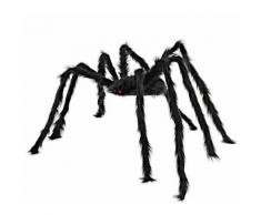 200CM Araignée géante Décoration Pour Halloween Prop Haunted House Party Décor belle, la meilleure