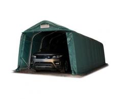INTENT24 Tente-garage carport 3,3 x 9,6m d'élevage abri agricole tente de stockage bâche env.
