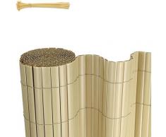 Canisse PVC, Brise Vue pour Jardin, Balcon et Terrasse, Occultant Cloture, Résistant aux