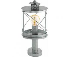 Lampadaire Lampadaire d'extérieur en plastique transparent argenté Lampe à pied de lampe design