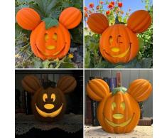 citrouille lumières Halloween décor, mini citrouilles lumineuses lanterne décoration extérieure,