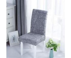 Housse de Chaise de Salle à Manger Patchwork Imprimé Couverture de Chaise Lavable de Housse de