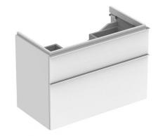 Keramag iCon Meuble sous-lavabo 840390 890x620x477 mm, brillant alpin élevé, Coloris: blanc laqué