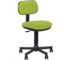 Chaise-expert - LOGICA- CHAISE DE BUREAU POUR ENFANT EN TISSU, SANS ACCOUDOIRS. DOSSIER REGLABLE.