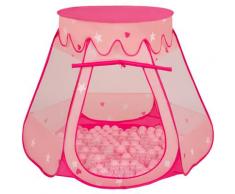 Tente 105X90cm/300 Balles Château Avec Les Balles Plastiques Piscine À Balles Pour Enfants,