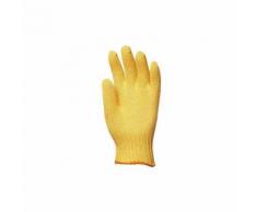 Gants anticoupure et anti-chaleur Kevlar Eurotechnique 4620 (lot de 10 paires de gants) Jaune 9