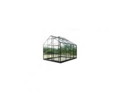 Serre en verre trempé Sekurit 7,56 m² + base - Chalet et Jardin