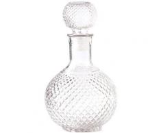 Bouteille en verre de carafe rapide en forme de boule transparente Bouteille de vin de whisky en
