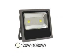 Projecteur Ext COB LED 120W (1080W) IP65 Slim (Gris) Blanc jour 4000°K