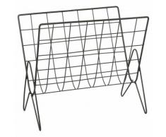 Porte revue déco en métal Atmosphera gris