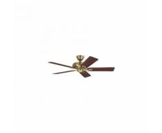 Ventilateur de plafond Savoy 132cm Laiton antique Bois de rose Chêne - HUNTER -