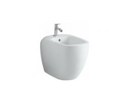 Geberit Citterio bidet 50053838011, avec trop-plein, sur pied, blanc avec KeraTect - 500.538.01.1