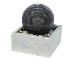 Zen Light - Fontaine d'intérieur boule éclairage LED blanc Bonny