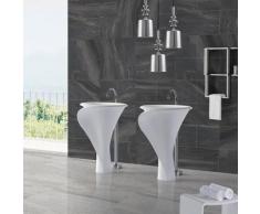 Lavabo Totem Ovale - Solid surface - 67x90 cm - Arum