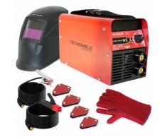 Poste à souder 200A TECNOWELD + Cagoule LCD 9/13 + 4 Aimants soudage + Gants Anti chaleur