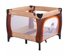 Lit de voyage / Parc parapluie pliant avec poignées pour apprendre à se lever bébé Quadra | Marron