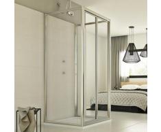 Cabine douche 3 côtés 75x75x75 CM H198 Transparent mod. Urban Trio