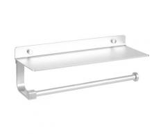 Porte-Papier, Etagere De Rangement Pour Salle De Bain, Argent