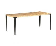 Youthup - Table de salle à manger 180x90x76 cm Bois de manguier massif