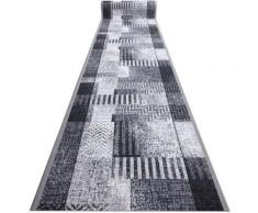 TAPIS DE COULOIR antidérapant ESSENZA gris 80 cm nuances de gris et argent 80x110 cm