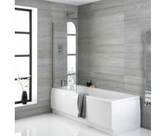 Baignoire d'angle 170 x 70cm & Pare baignoire Portland